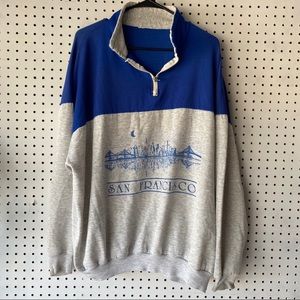 Vintage San Francisco Half-zip Sweatshirt